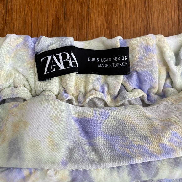 ZARA Tie-Dye Mini Skirt - Picture 4 of 6